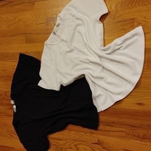 2 Golden Touch light sweaters